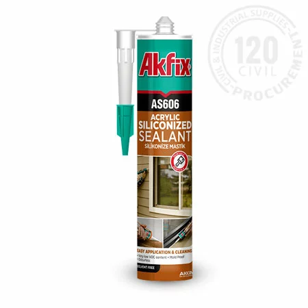 درزگیر اکرلیک سیلیکونی آکفیکس AKFIX AS606